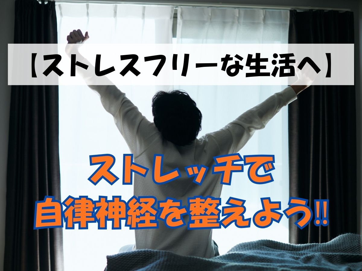 『ストレスフリーな生活へ』ストレッチで自律神経を整えよう！